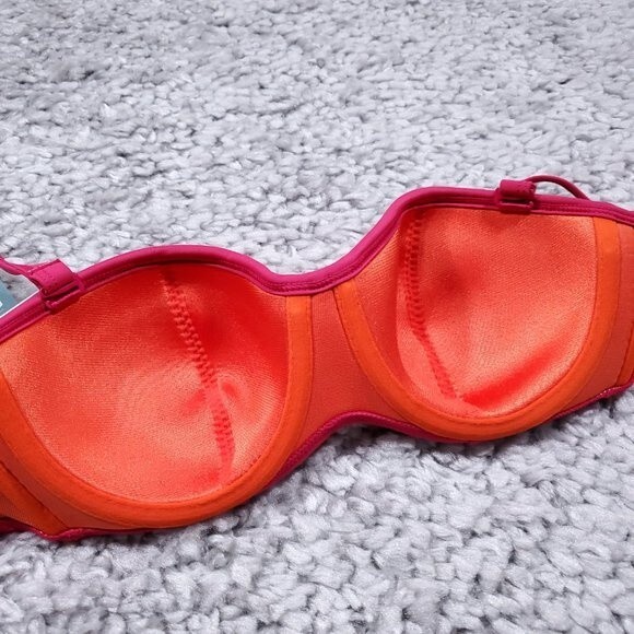 Panache Isobel Underwire Bandeau Molded Swimsuit Bikini Top SW0763 Size 28D - Picture 4 of 12